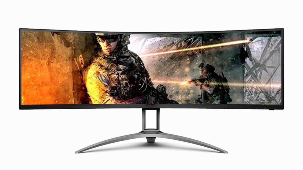 AOC AGON AG493UCX Best Dual QHD Curved Monitor for MacBook Pro