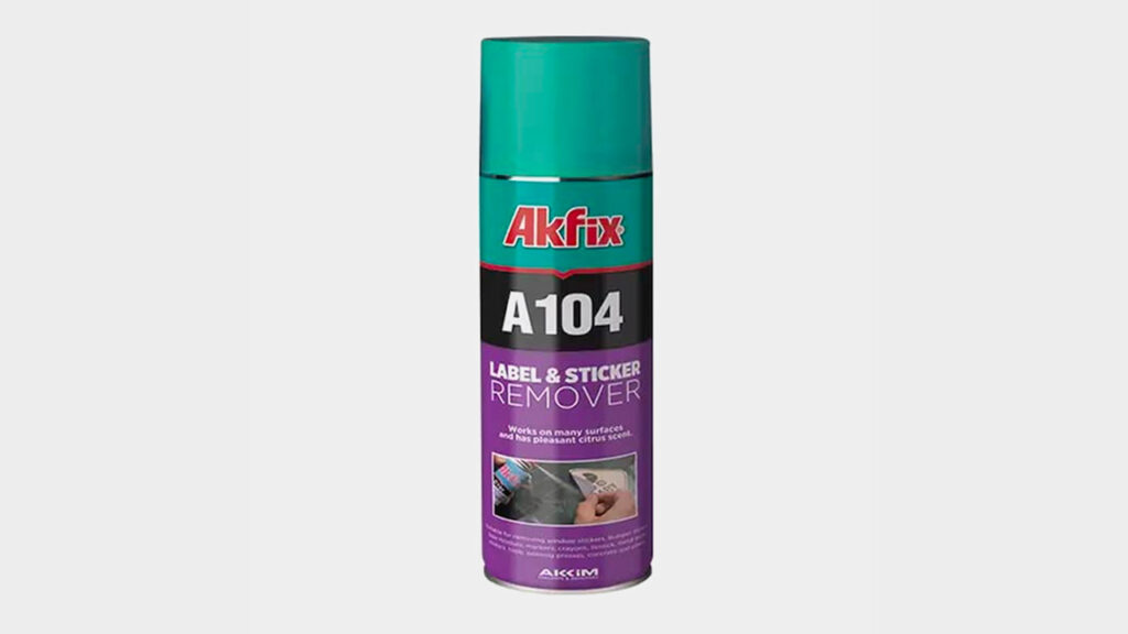 Image: Akfix A104 Label Remover Spray.