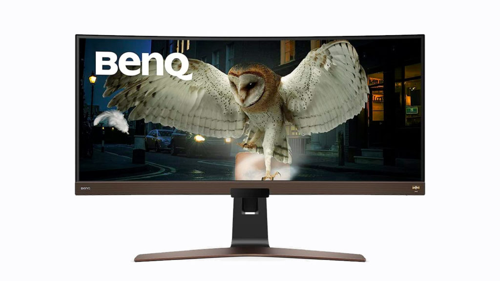 BenQ EW3880R Best Curved Ultrawide Monitor with Built-in Speakers for MacBook Pro