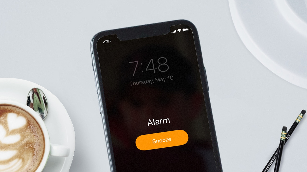 Image: How to adjust the alarm volume on your iPhone.