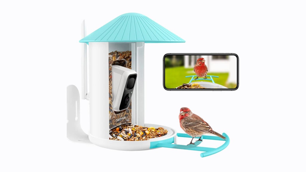 Image: NETVUE Birdfy Smart Bird Feeder Camera.