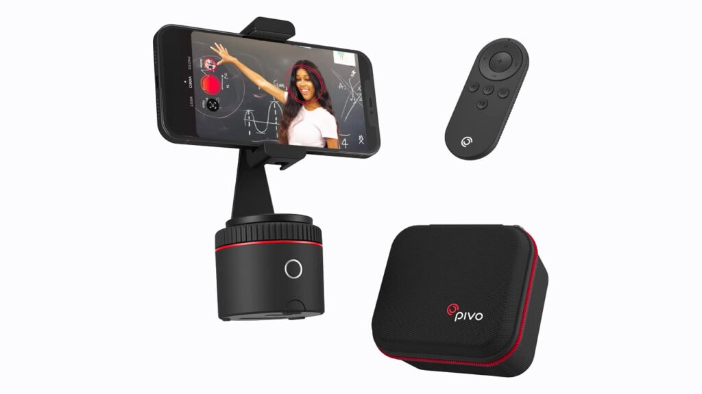 Image: Pivo Pod 360° Auto Tracking Smartphone Holder.