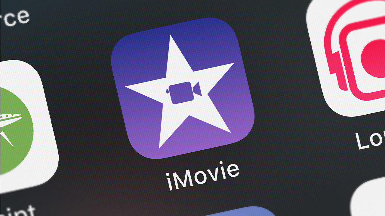 Image: iMovie app icon.
